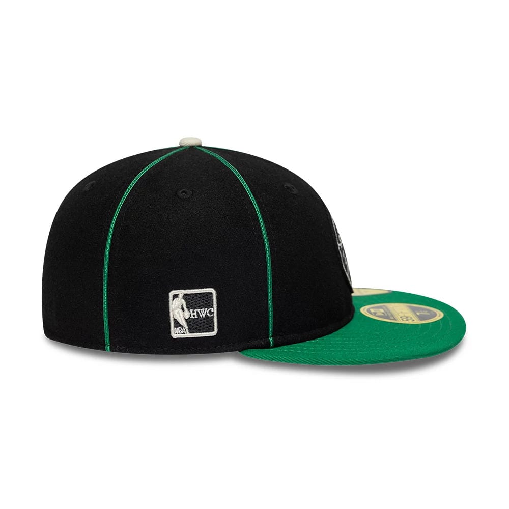 Boston Celtics NBA Felt Logo Green Retro Crown 59FIFTY Fitted Cap-kentox - Image 4