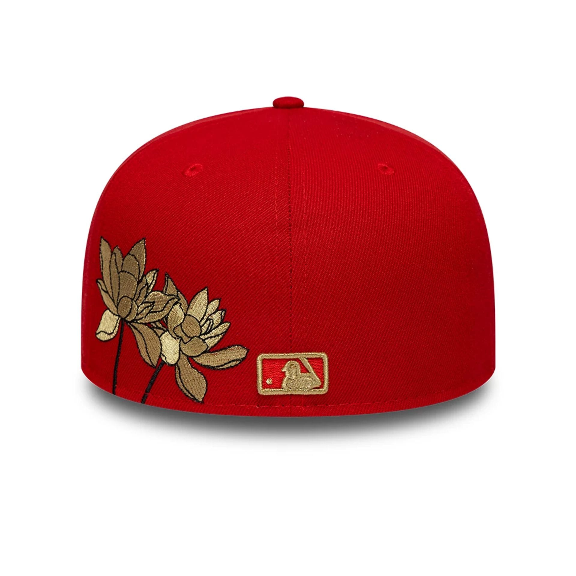 LA Dodgers MLB Horseshoe Red 59FIFTY Fitted Cap-kentox - Image 3