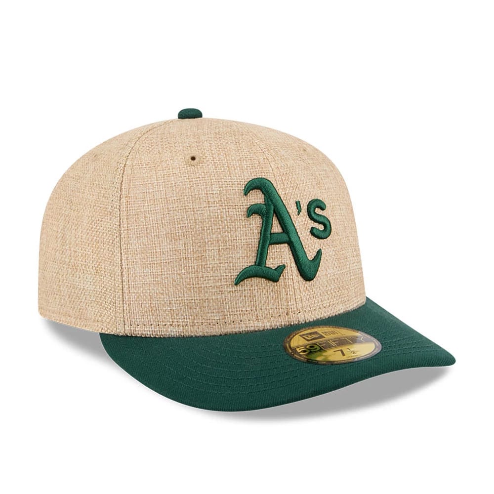 Athletics MLB Twine Beige 59FIFTY Fitted Cap-kentox - Image 4