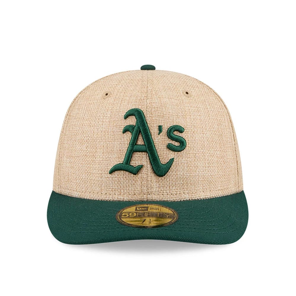 Athletics MLB Twine Beige 59FIFTY Fitted Cap-kentox - Image 3