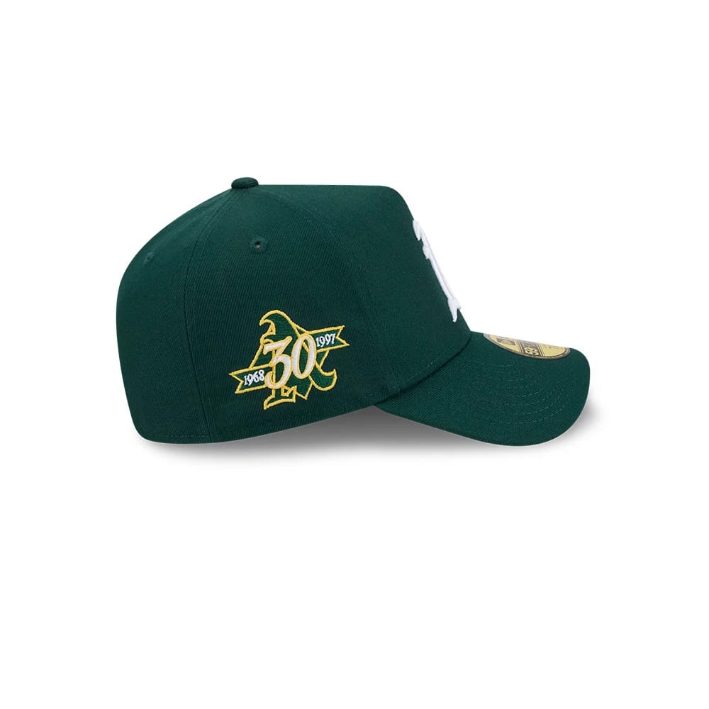 Athletics MLB Team Side Green 59FORTY A-Frame Fitted Cap-kentox - Image 5