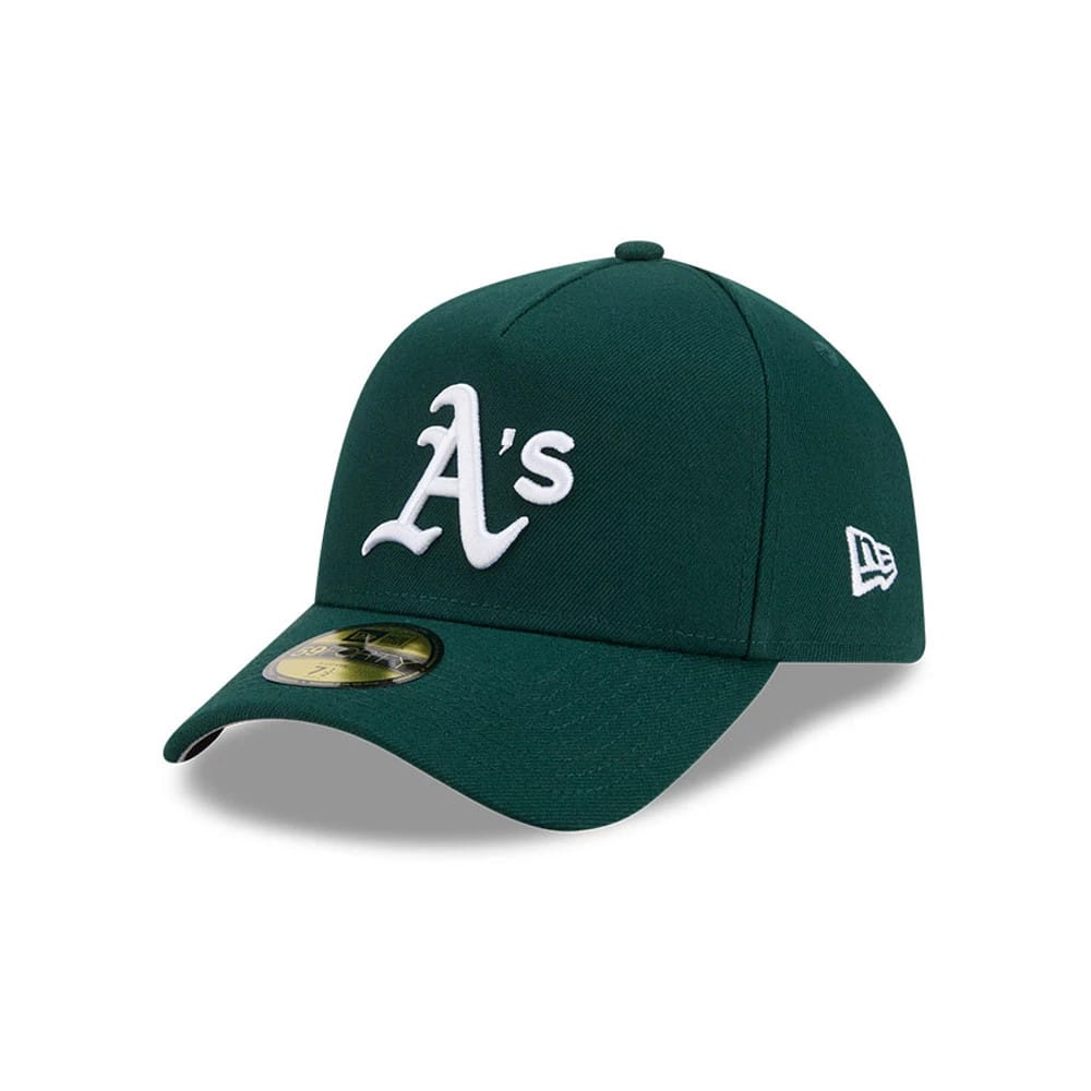Athletics MLB Team Side Green 59FORTY A-Frame Fitted Cap-kentox - Image 4