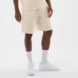 Chicago Bulls NBA Core Plus Light Beige Shorts-kentox