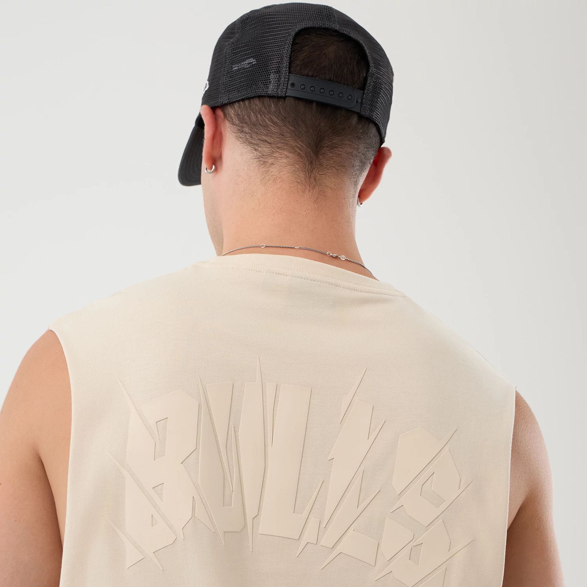 Chicago Bulls NBA Core Plus Light Beige Vest-kentox - Image 4