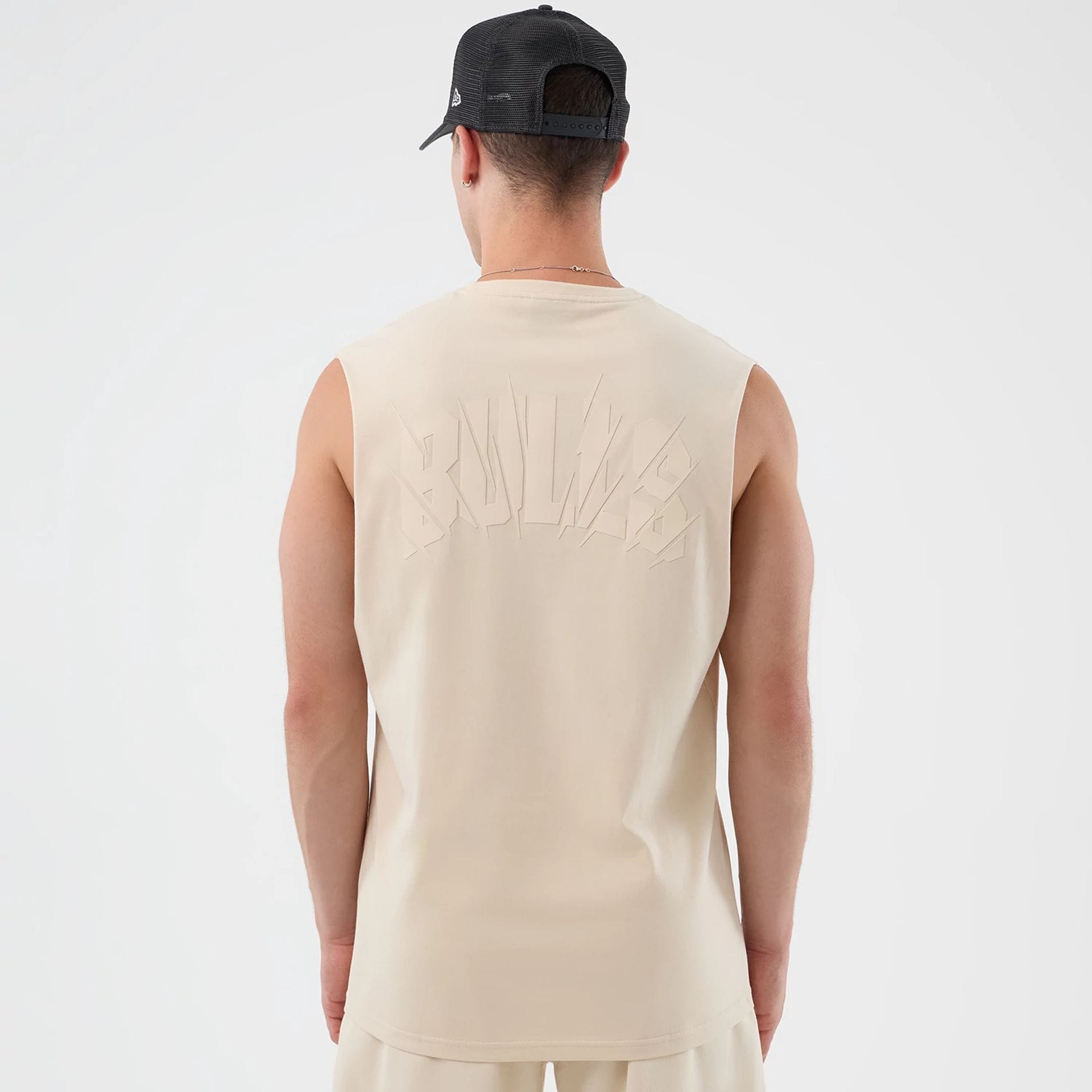 Chicago Bulls NBA Core Plus Light Beige Vest-kentox - Image 2