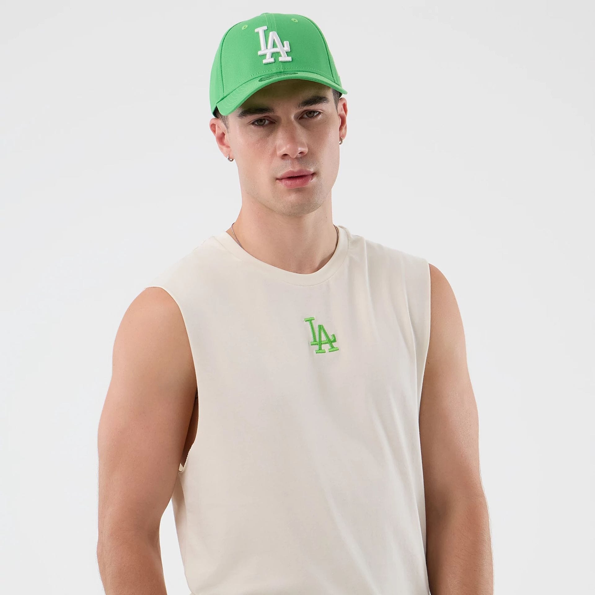 LA Dodgers MLB League Essential Open White Vest-kentox - Image 3