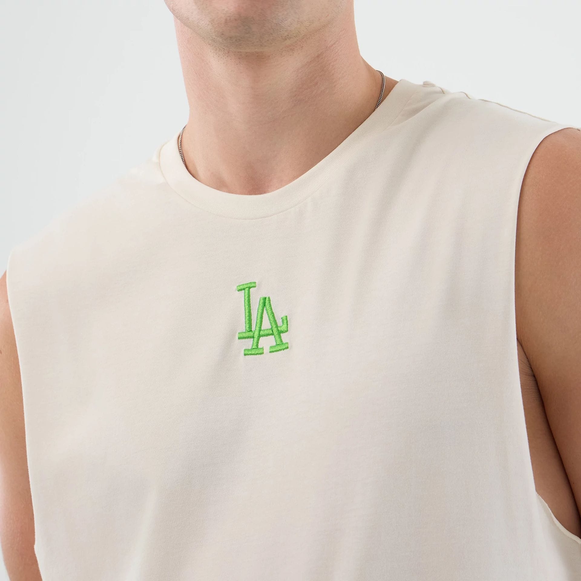 LA Dodgers MLB League Essential Open White Vest-kentox - Image 4