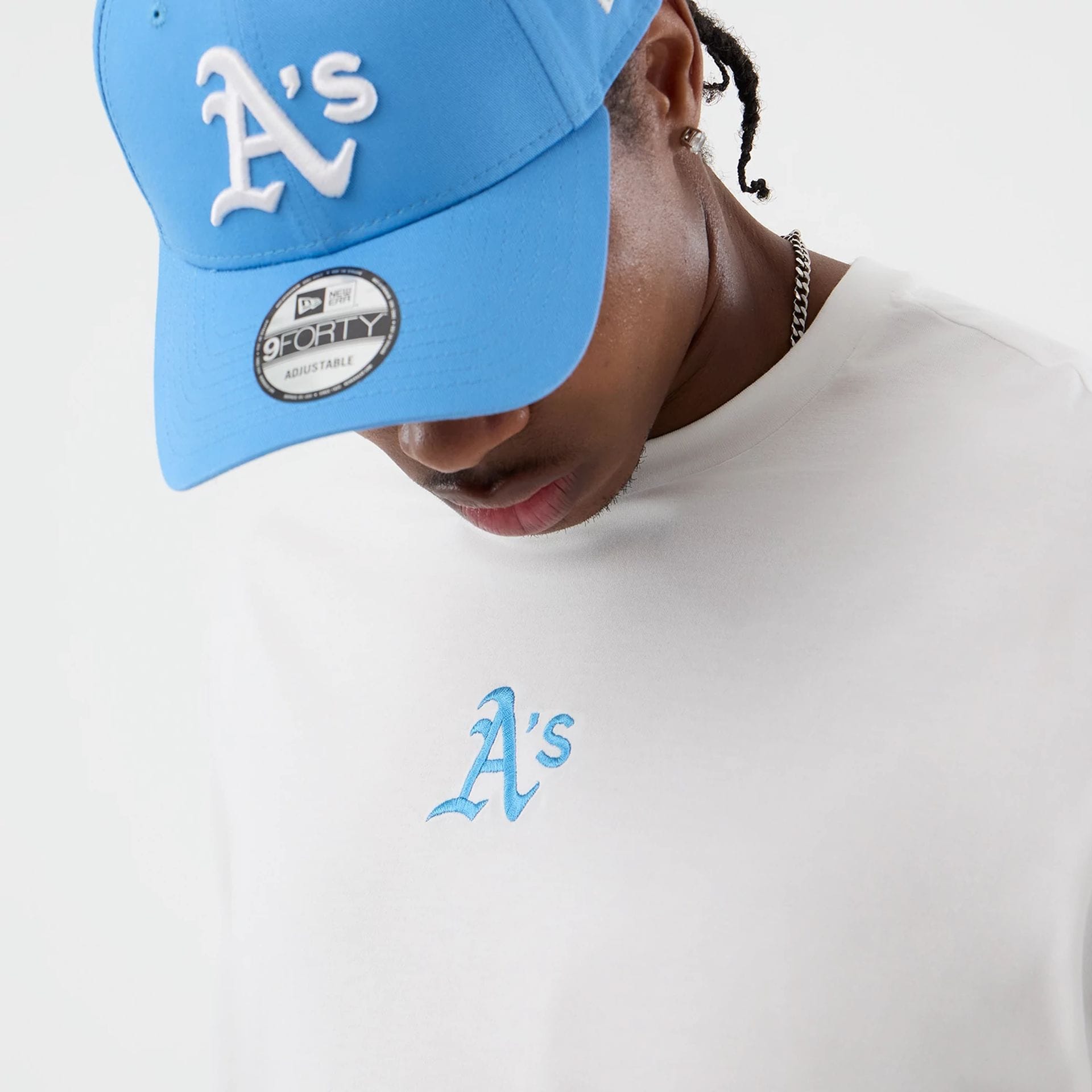 Athletics MLB League Essential White Oversized T-Shirt-kentox - Image 5