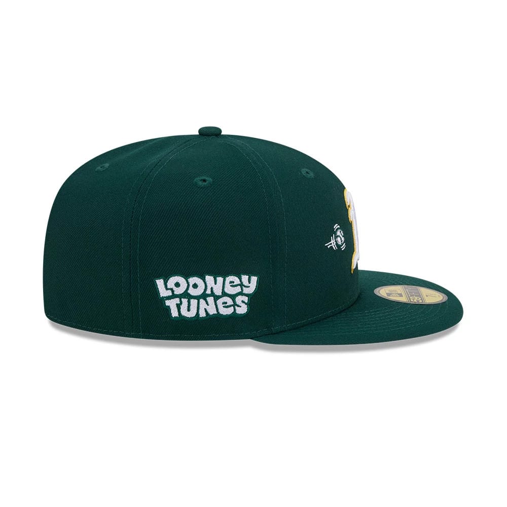 Athletics MLB X Looney Tunes Bugs Bunny Dark Green 59FIFTY Fitted Cap-kentox - Image 6