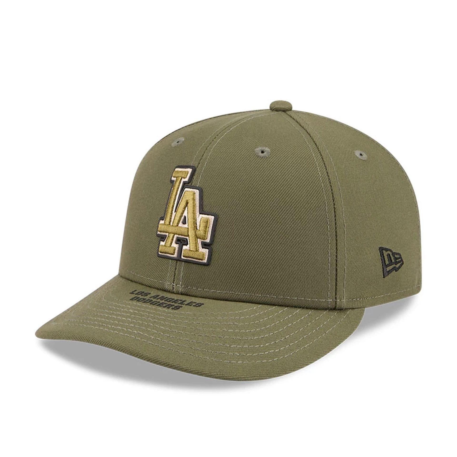 LA Dodgers MLB Armed Forces Day 2026 Green Low Profile 59FIFTY Fitted Cap-kentox - Image 4