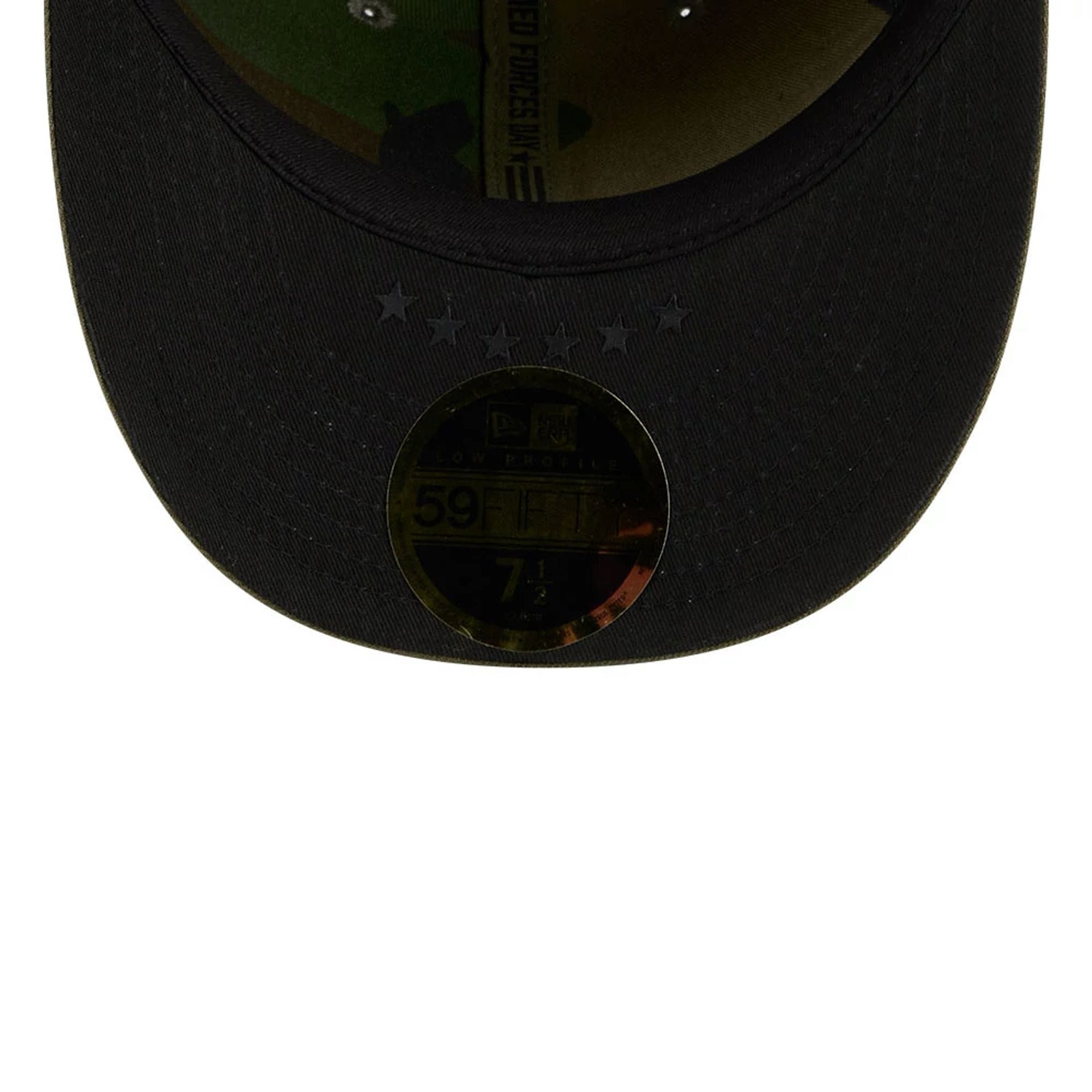 LA Dodgers MLB Armed Forces Day 2026 Green Low Profile 59FIFTY Fitted Cap-kentox - Image 2