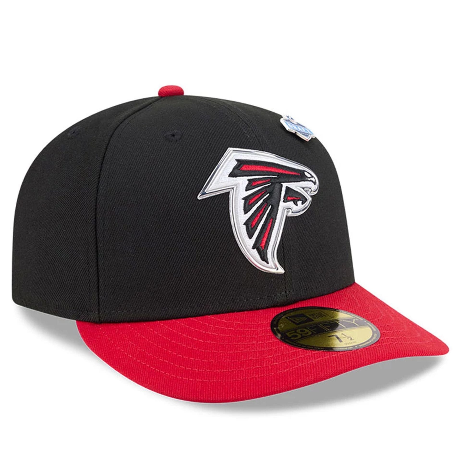 Atlanta Falcons NFL Draft 2026 Black 59FIFTY Fitted Cap-kentox - Image 4
