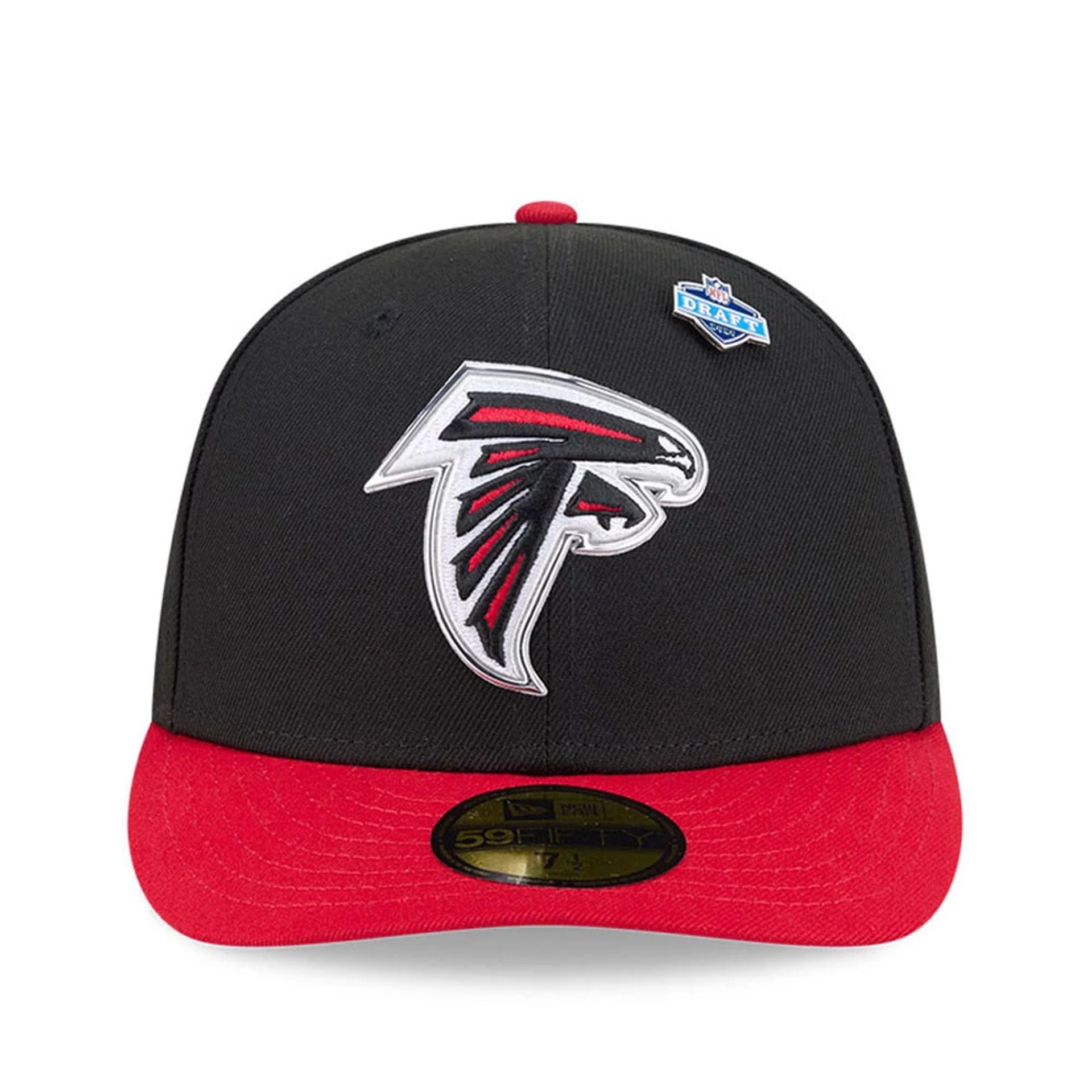 Atlanta Falcons NFL Draft 2026 Black 59FIFTY Fitted Cap-kentox - Image 3