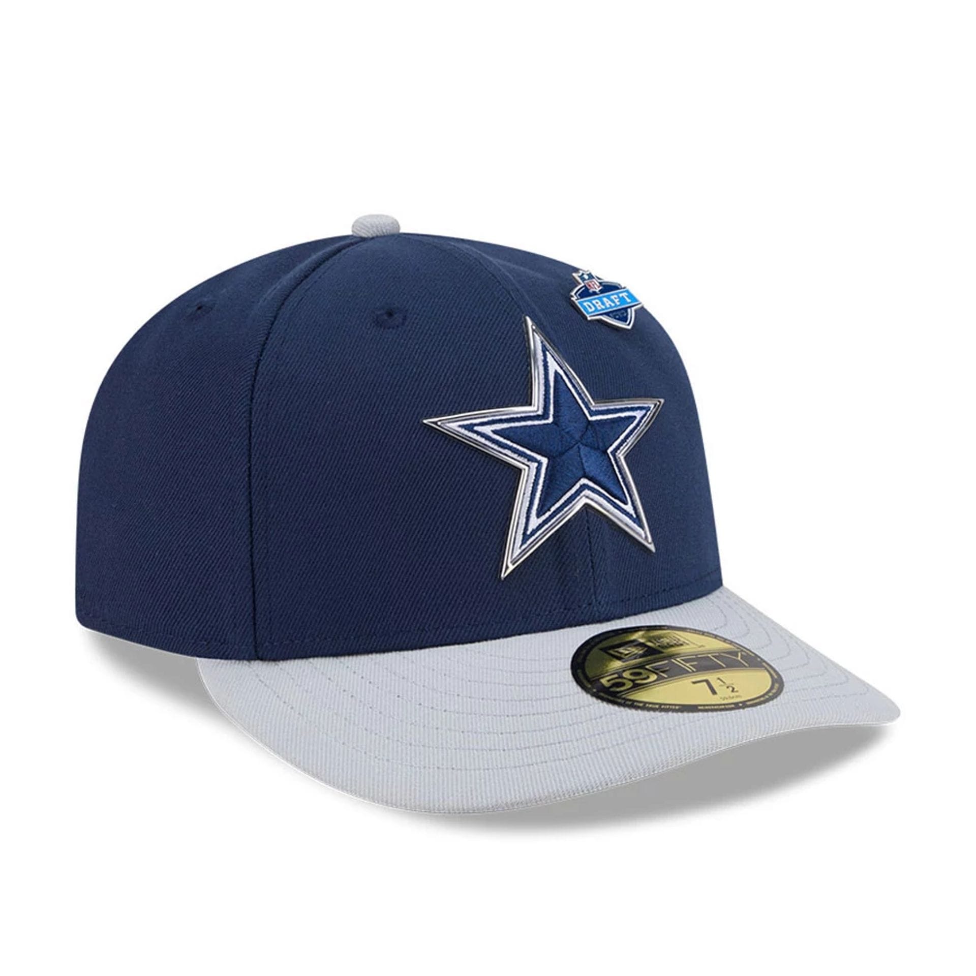 Dallas Cowboys NFL Draft 2026 Dark Blue 59FIFTY Fitted Cap-kentox - Image 4