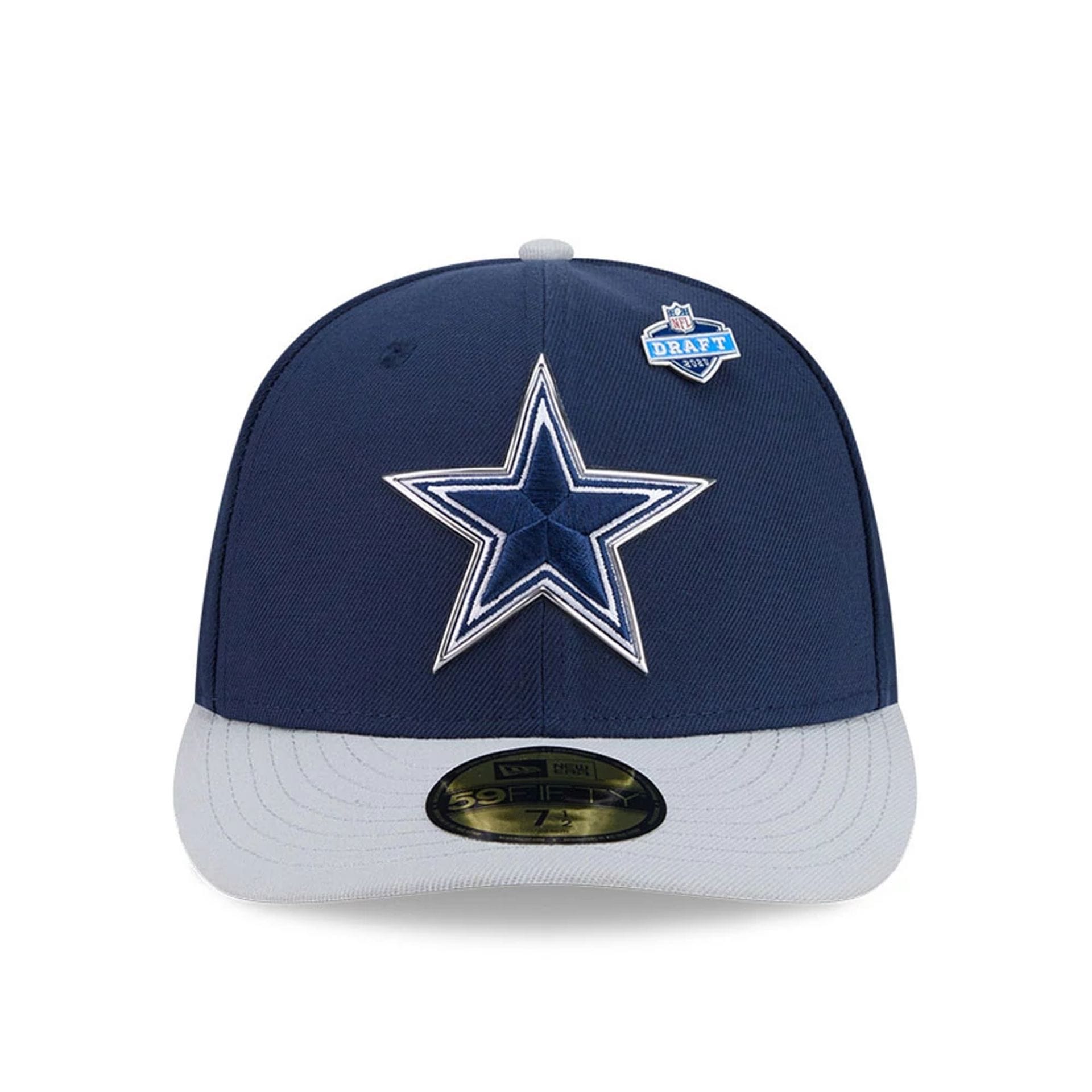 Dallas Cowboys NFL Draft 2026 Dark Blue 59FIFTY Fitted Cap-kentox - Image 3