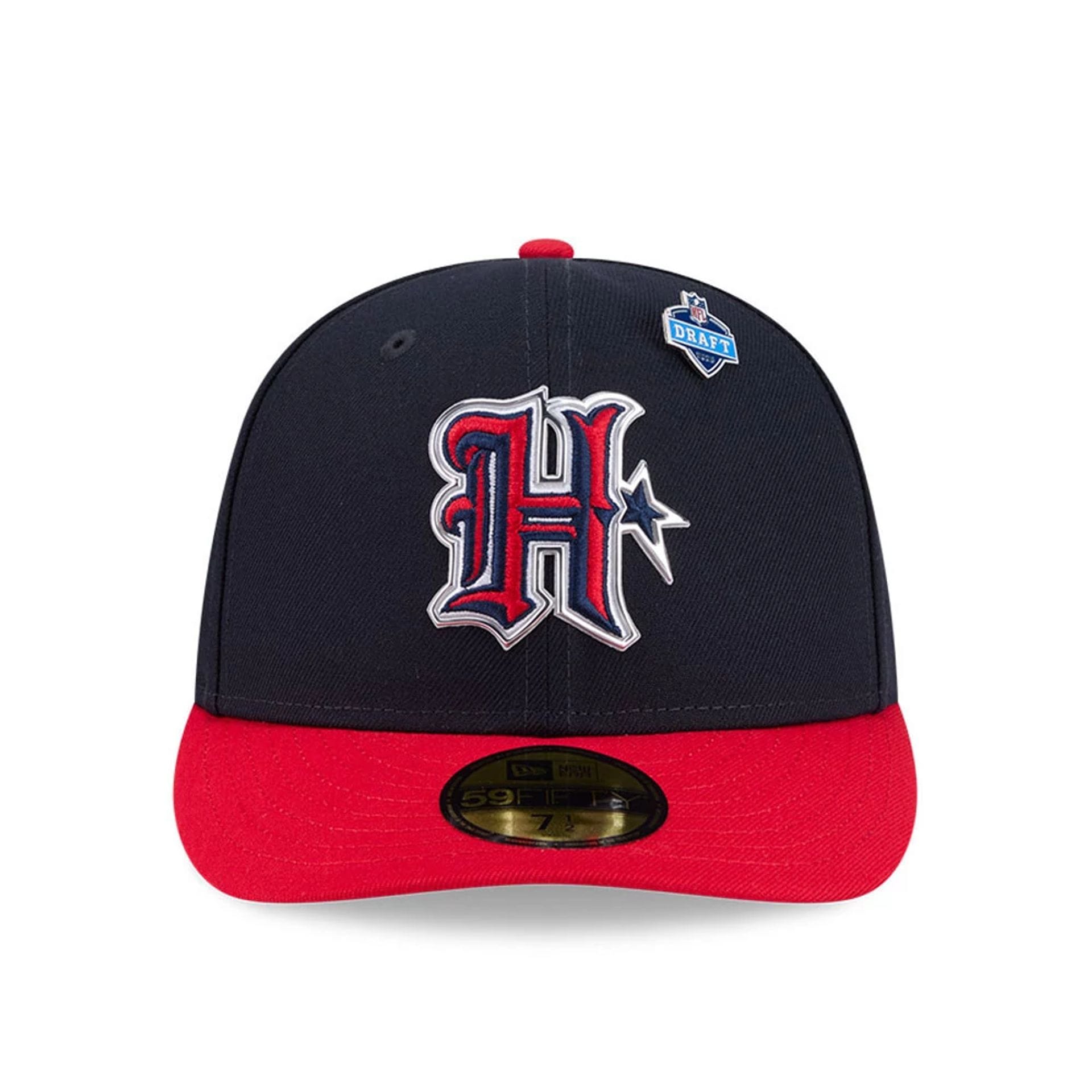 Houston Texans NFL Draft 2026 Navy 59FIFTY Fitted Cap-kentox - Image 4