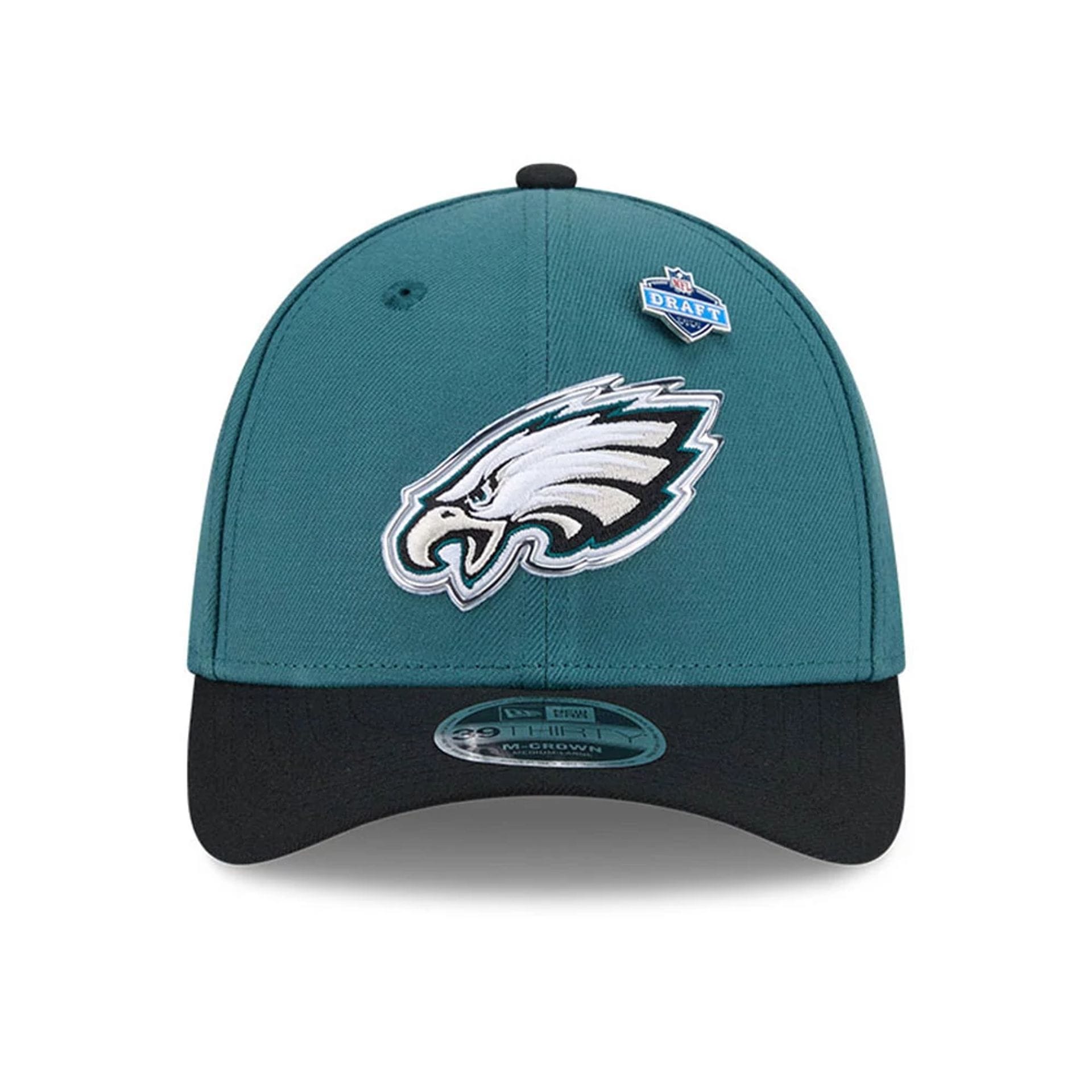Eagles NFL Draft 2026 Dark Green 39THIRTY M-Crown Stretch Fit Cap-kentox - Image 3