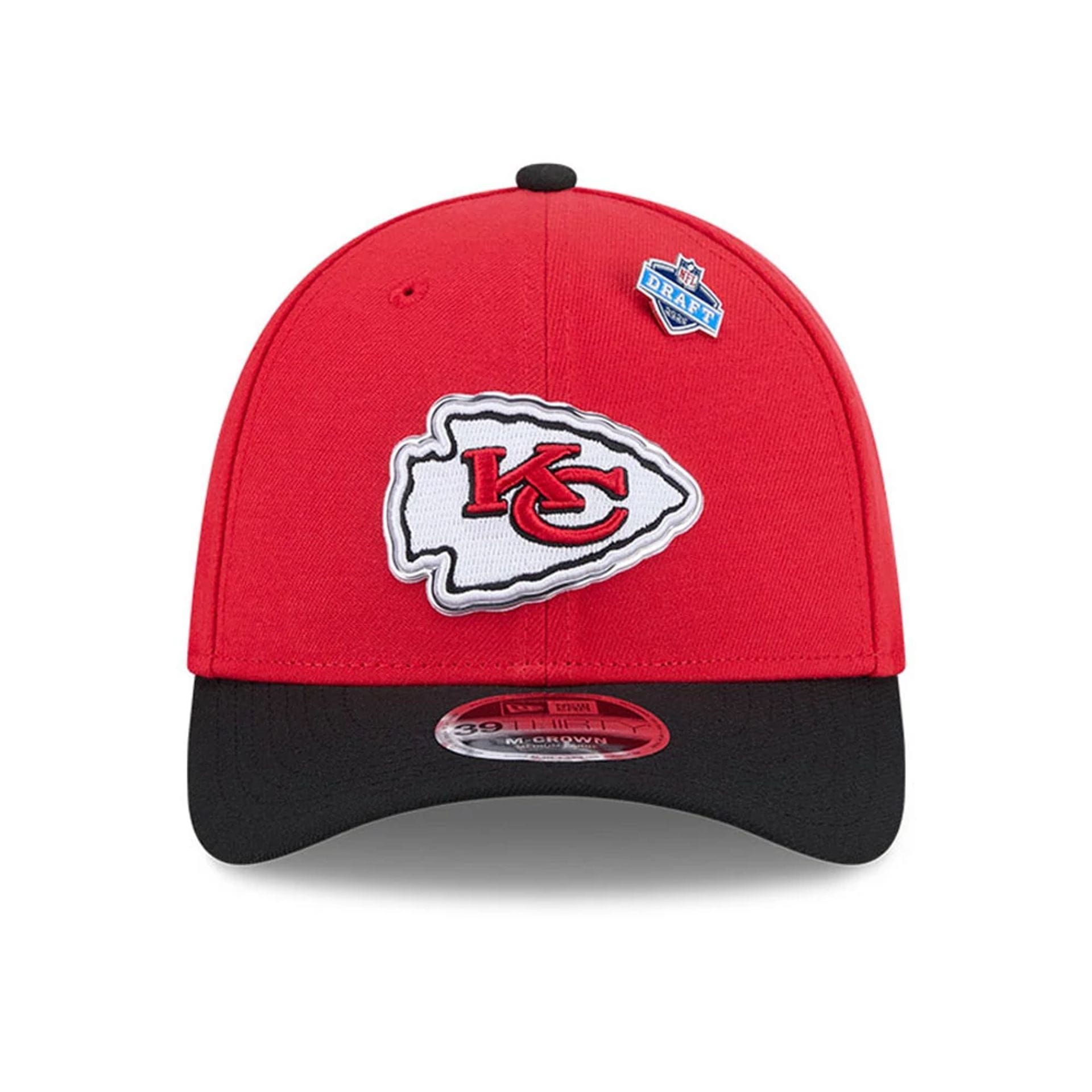 Kansas City Chiefs NFL Draft 2026 Red 39THIRTY M-Crown Stretch Fit Cap-kentox - Image 3