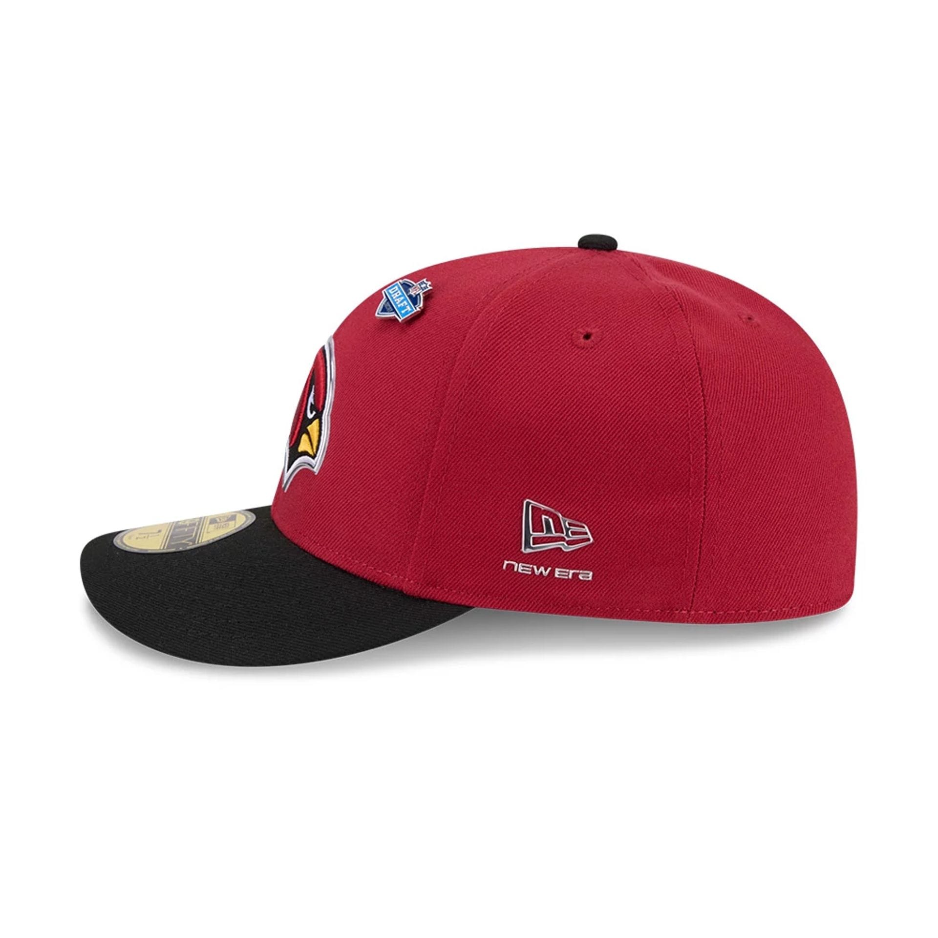 Arizona Cardinals NFL Draft 2026 Dark Red 59FIFTY Fitted Cap-kentox - Image 6