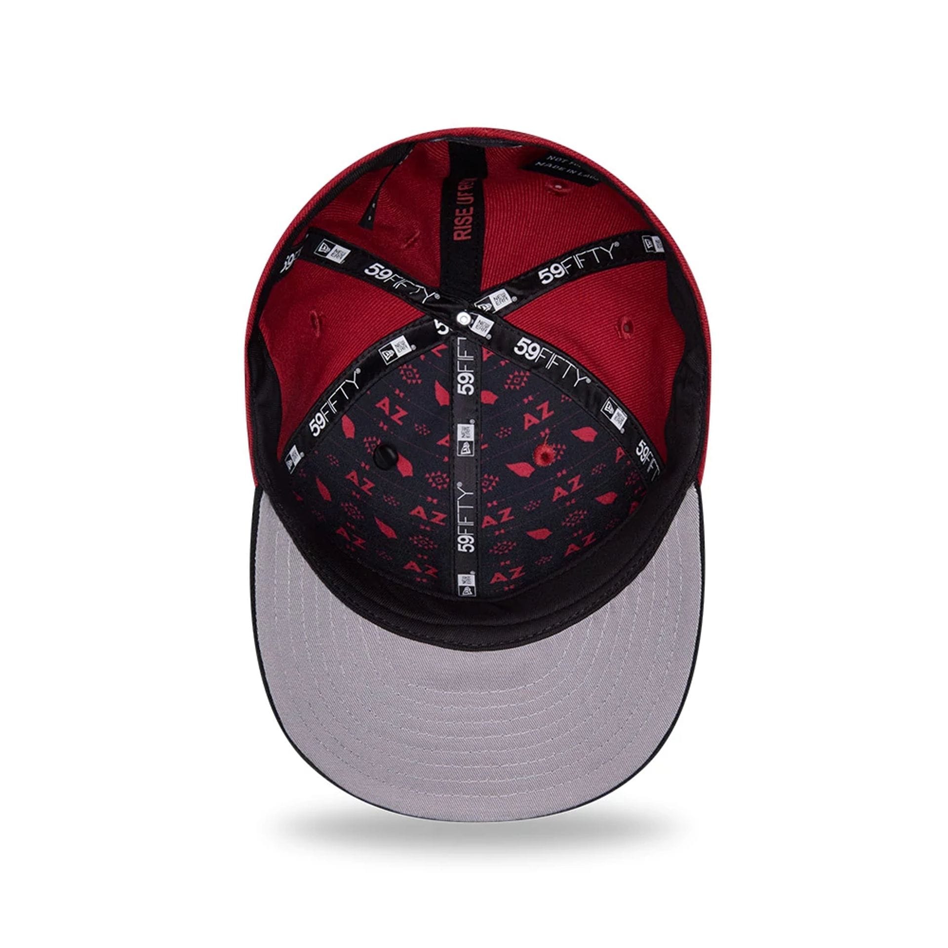Arizona Cardinals NFL Draft 2026 Dark Red 59FIFTY Fitted Cap-kentox - Image 2