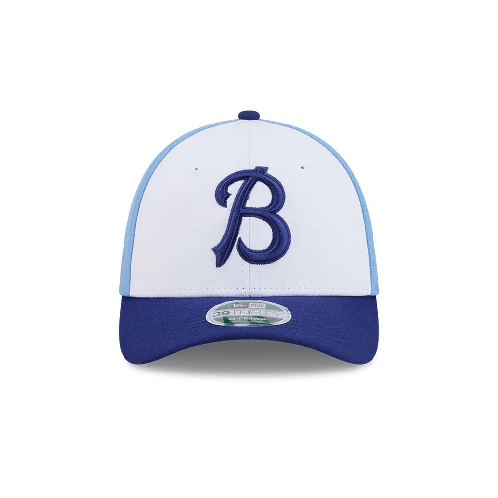 Buffalo Bisons MiLB On Field Blue 39THIRTY M-Crown Stretch Fit Cap-kentox - Image 3