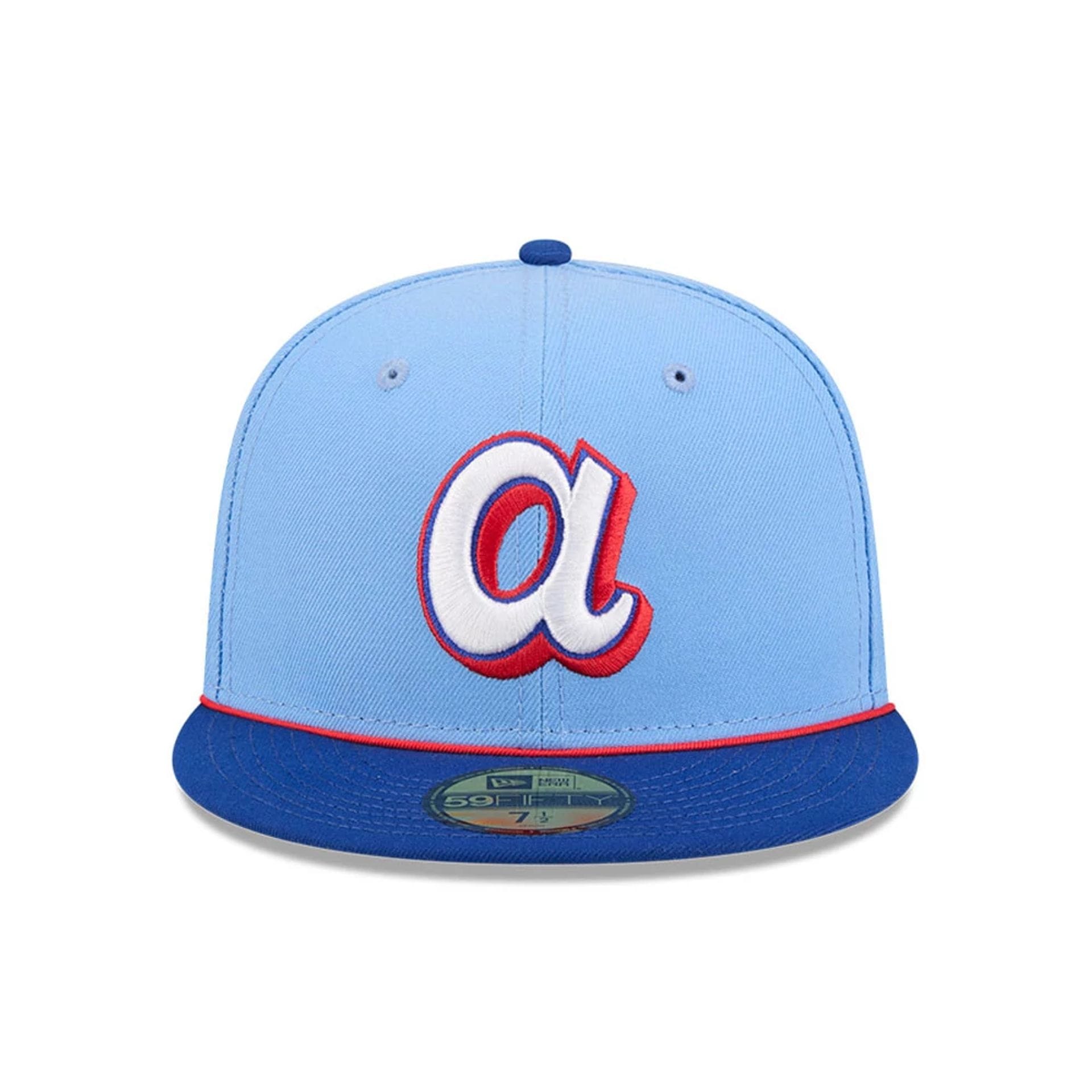 Atlanta Braves MLB City Connect Light Blue 59FIFTY Fitted Cap-kentox - Image 3