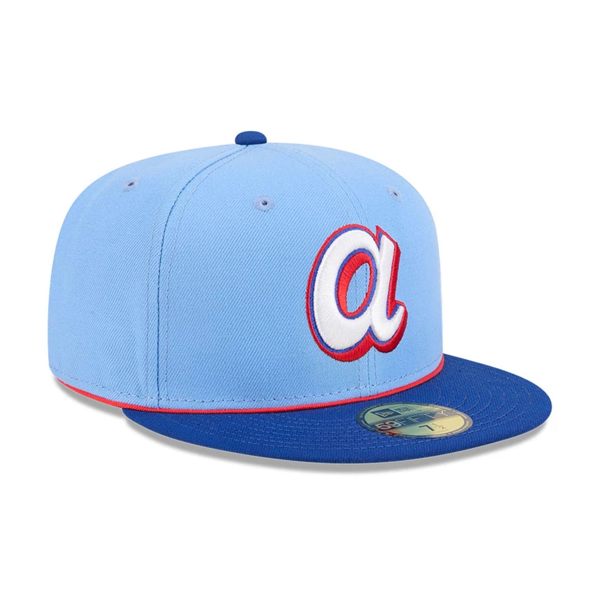 Atlanta Braves MLB City Connect Light Blue 59FIFTY Fitted Cap-kentox - Image 4