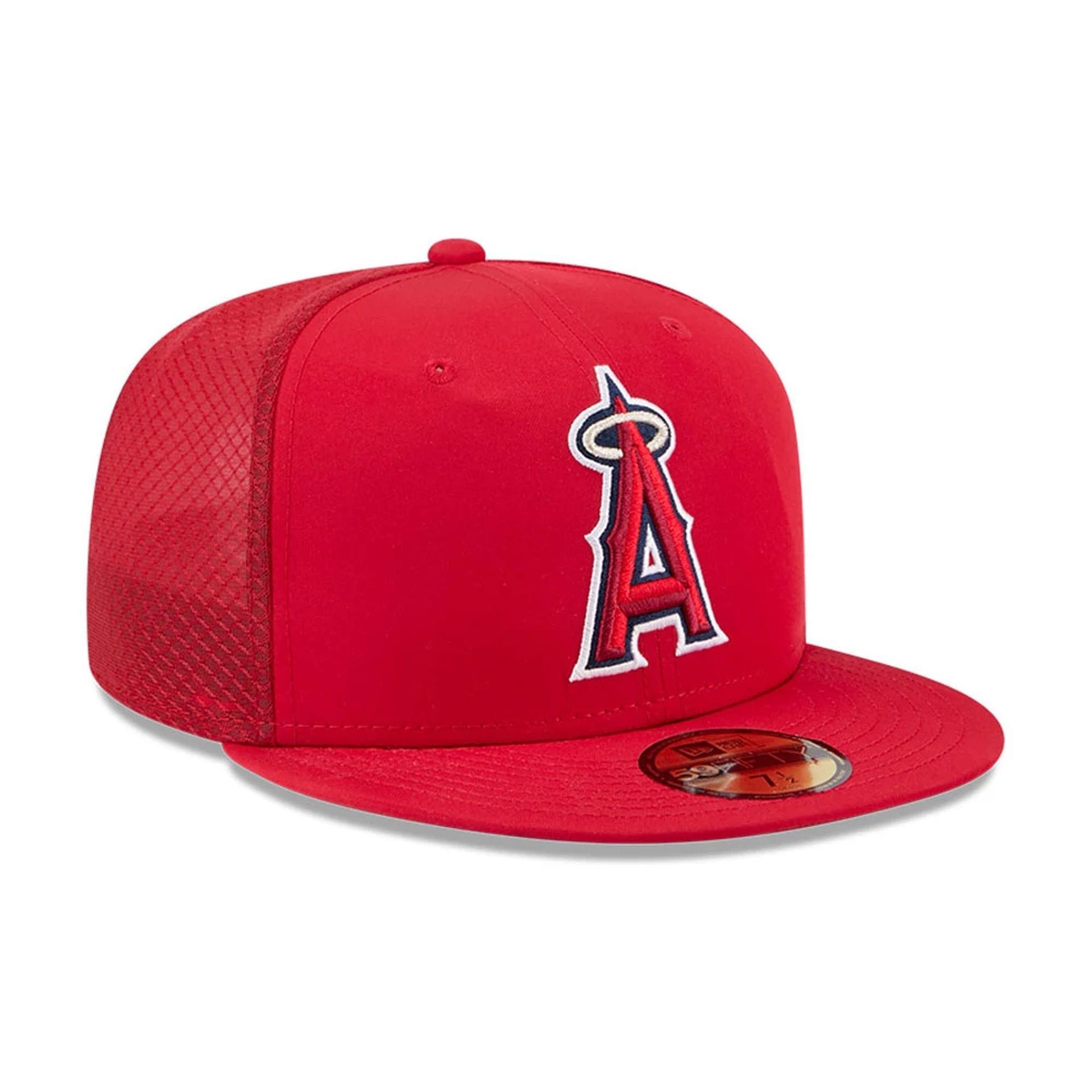 LA Angels MLB Batting Practice 2026 Red 59FIFTY Fitted Cap-kentox - Image 3