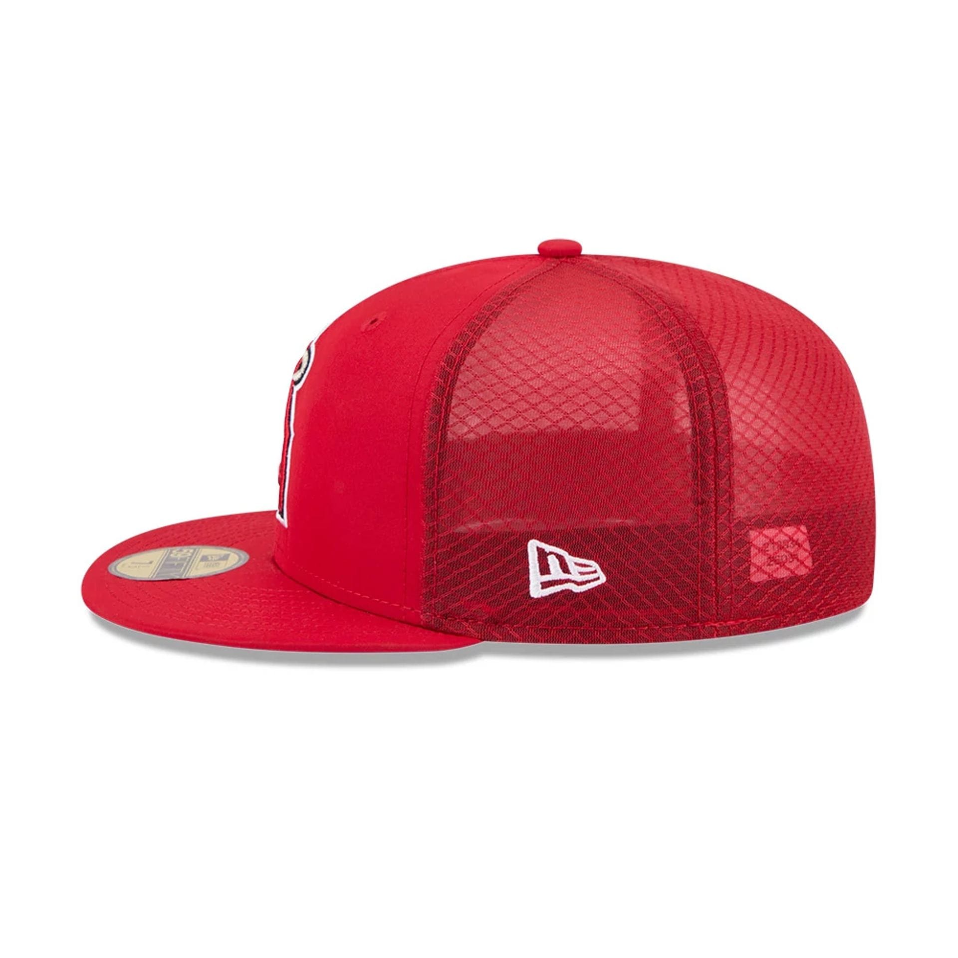 LA Angels MLB Batting Practice 2026 Red 59FIFTY Fitted Cap-kentox - Image 5