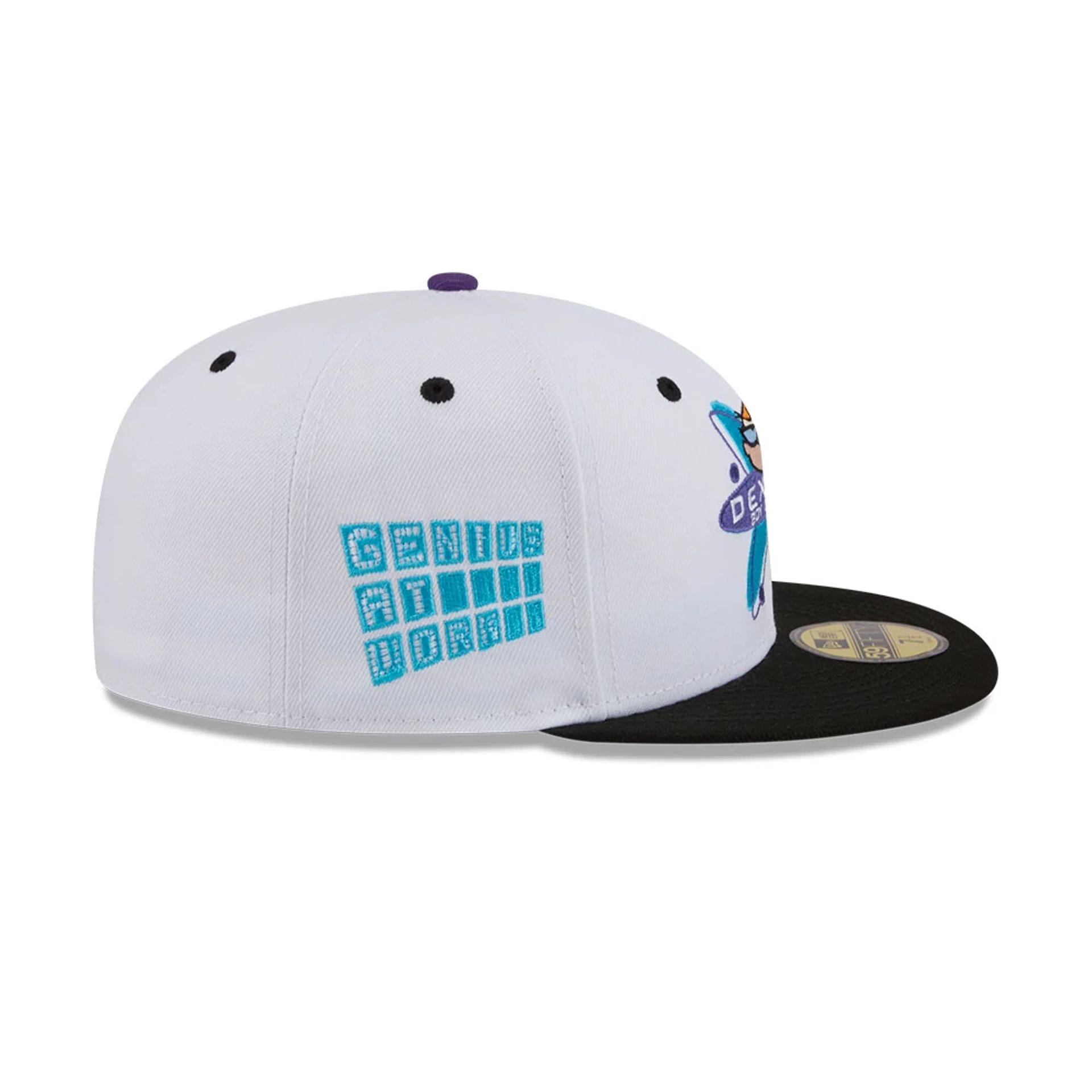Dexter's Laboratory Genius At Work White 59FIFTY Fitted Cap-kentox - Image 5