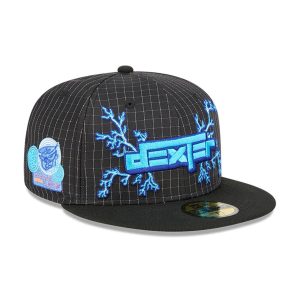 Dexter's Laboratory Black 59FIFTY Fitted Cap-kentox