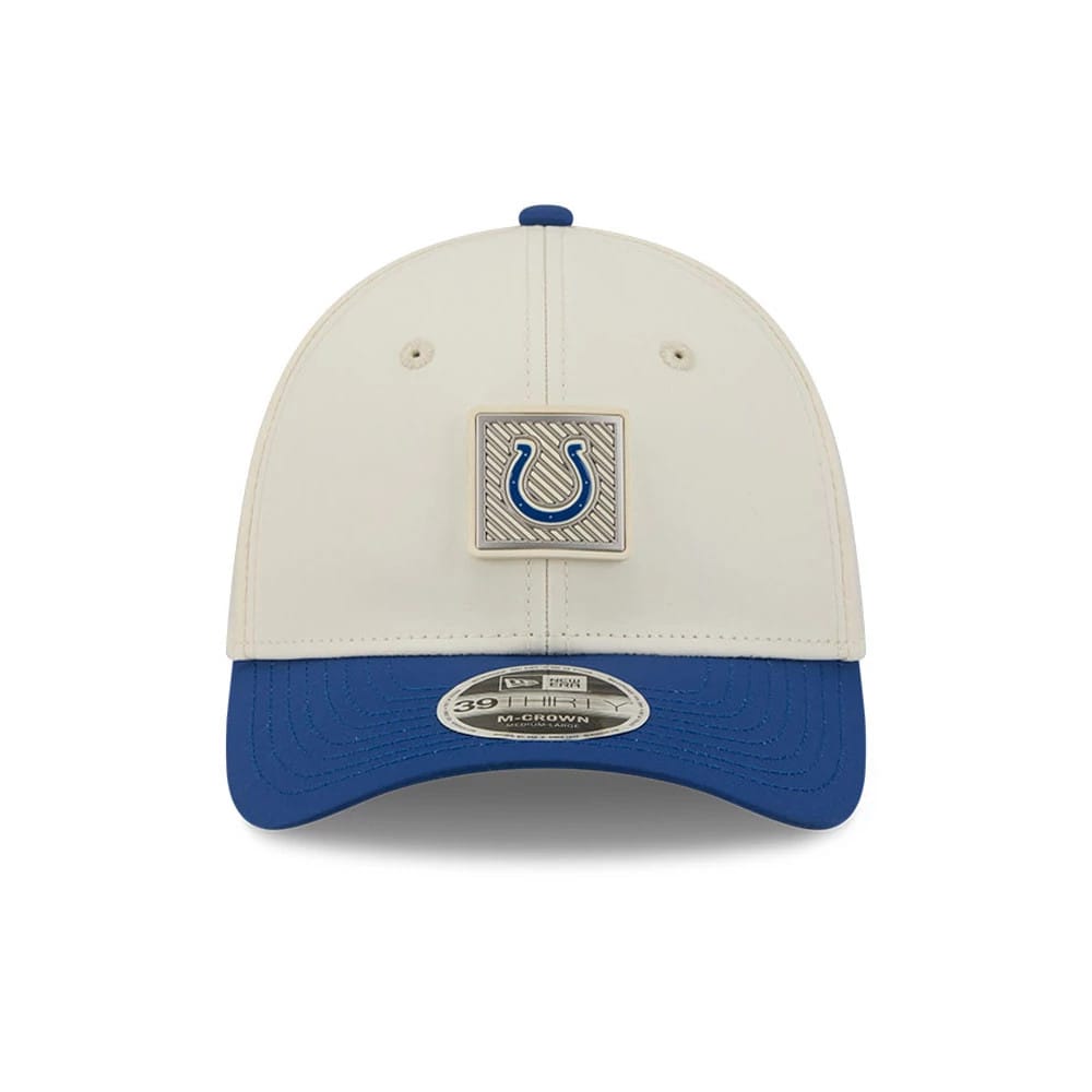 Indianapolis Colts NFL Training 2026 White 39THIRTY M-Crown Stretch Fit Cap-kentox - Image 2