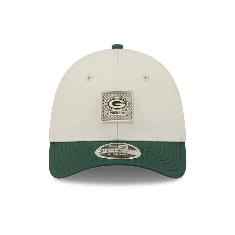 Green Bay Packers NFL Training 2026 White 39THIRTY M-Crown Stretch Fit Cap-kentox - Image 2