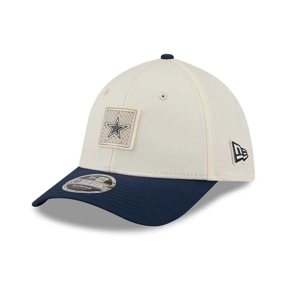 Dallas Cowboys NFL Training 2026 White 39THIRTY M-Crown Stretch Fit Cap-kentox - Image 3