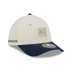Denver Broncos NFL Training 2026 White 39THIRTY M-Crown Stretch Fit Cap-kentox
