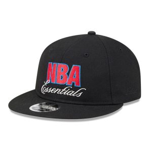 FOG x NBA Logo Black Retro Crown 9FIFTY Snapback Adjustable Cap-kentox