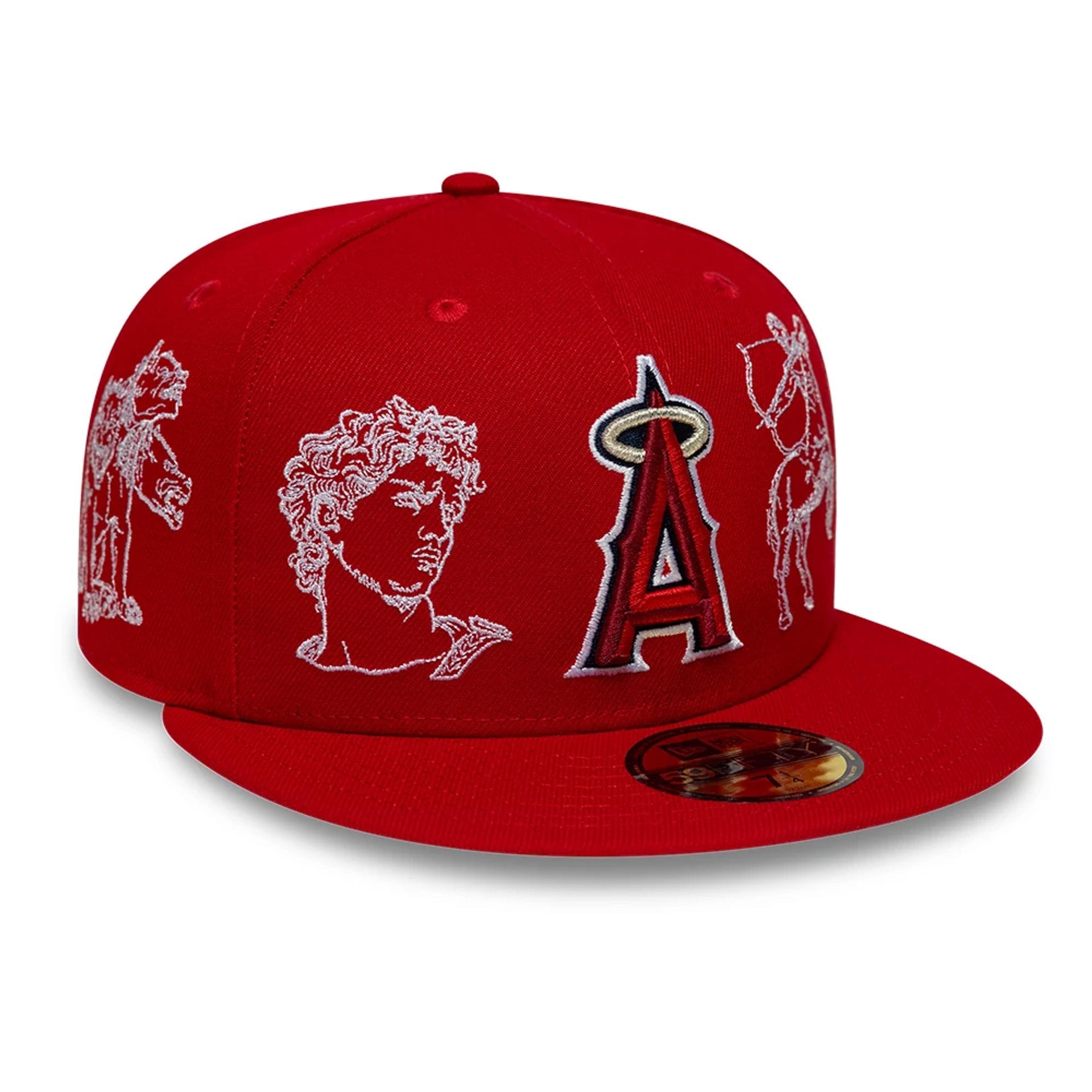 LA Angels MLB Mythical Red 59FIFTY Fitted Cap-kentox - Image 4