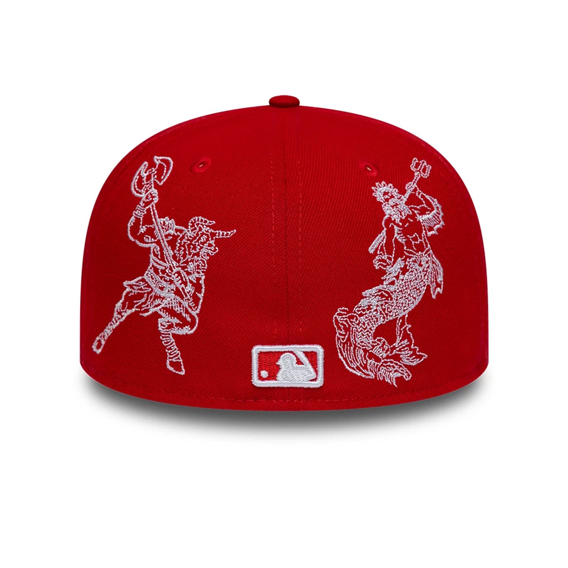 LA Angels MLB Mythical Red 59FIFTY Fitted Cap-kentox - Image 7
