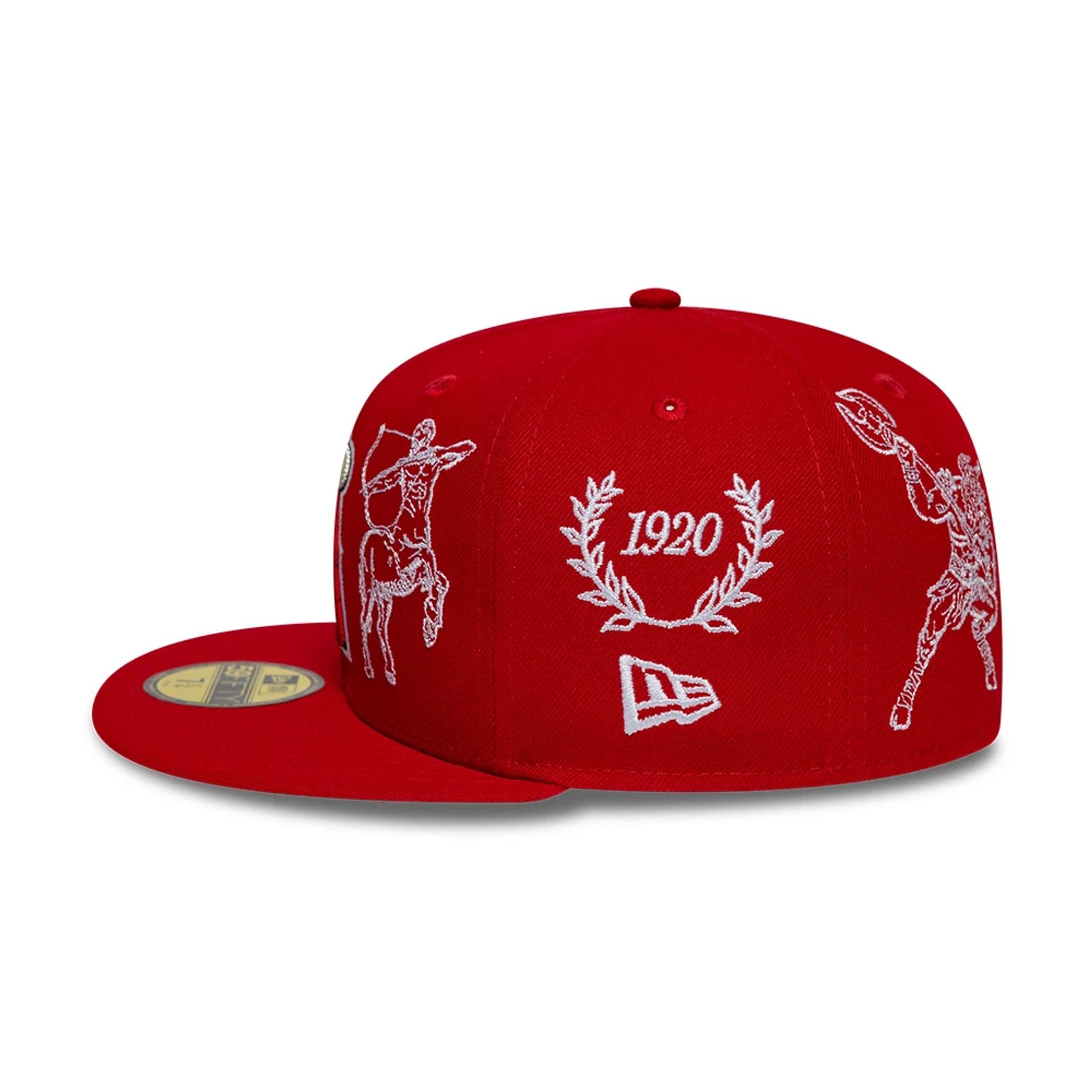 LA Angels MLB Mythical Red 59FIFTY Fitted Cap-kentox - Image 5