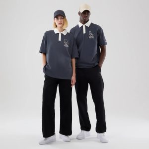 LA Dodgers MLB Grey Polo T-Shirt-kentox