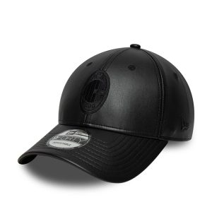 AC Milan PU Black 9FORTY Adjustable Cap-kentox