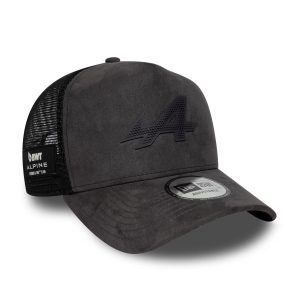 Alpine Racing Suede Grey 9FORTY E-Frame Trucker Adjustable Cap-kentox