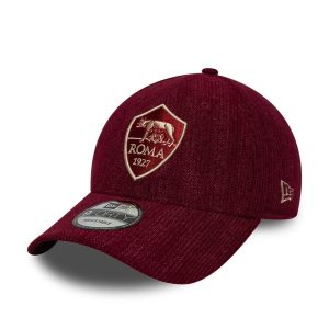 AS Roma Fleck Cord Dark Red 9FORTY Adjustable Cap-kentox