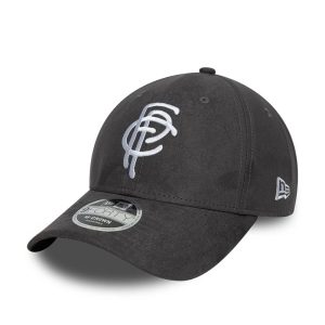 FC Porto Faux Suede Dark Grey 9FORTY M-Crown Adjustable Cap-kentox