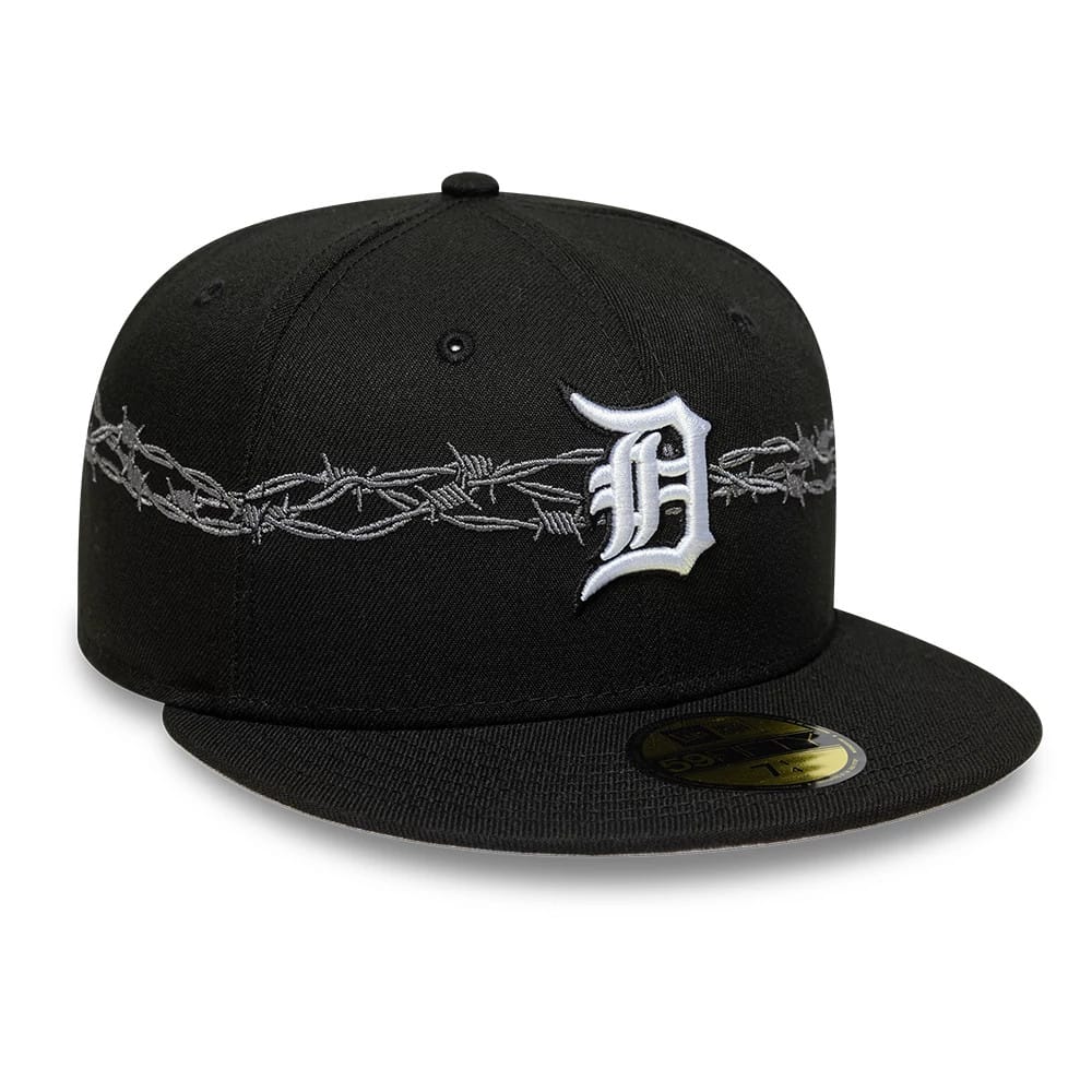 Detroit Tigers MLB Icon Black 59FIFTY Fitted Cap-kentox - Image 4