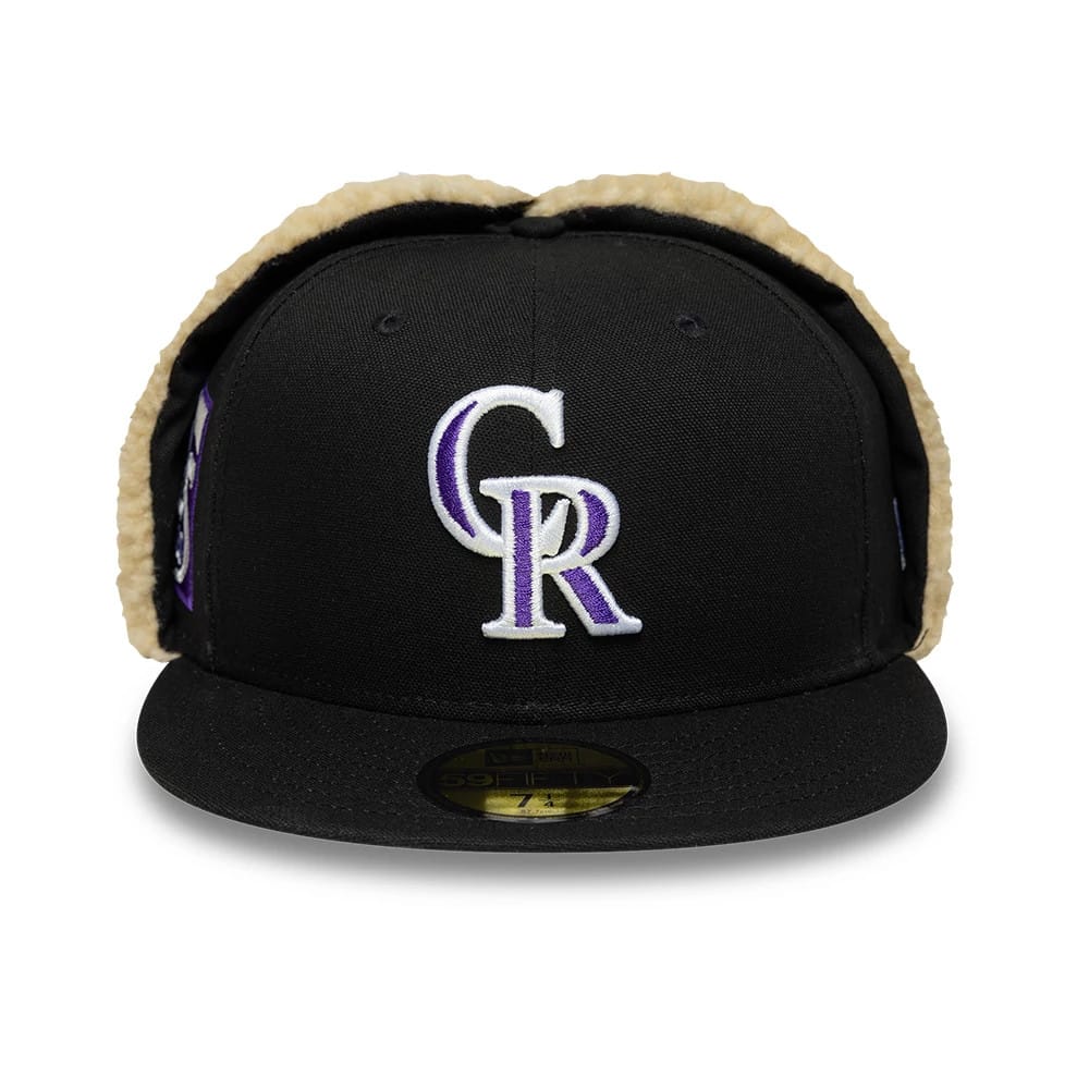 Colorado Rockies MLB World Series Black Dogear 59FIFTY Fitted Cap-kentox - Image 3
