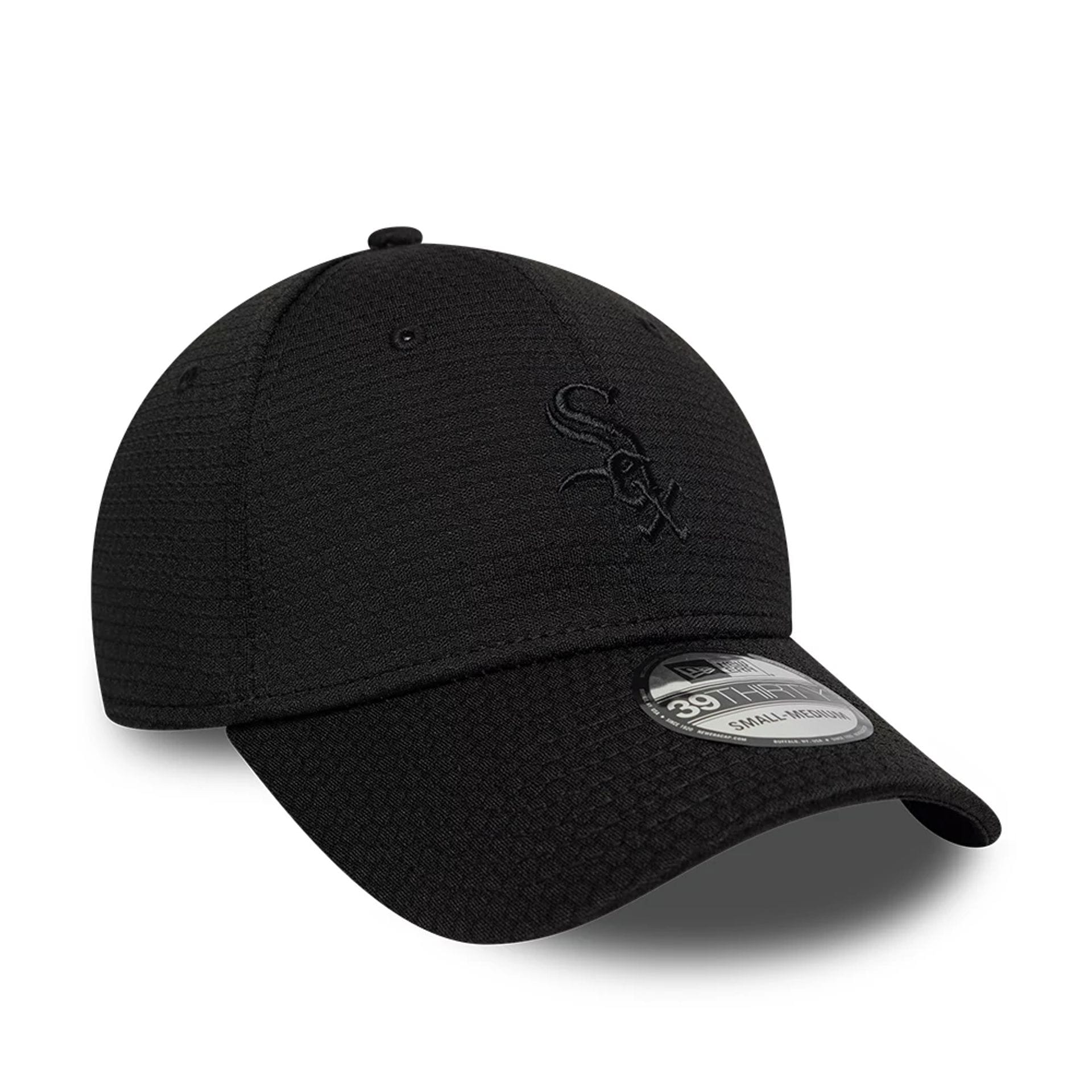 Chicago White Sox MLB Tech Black 39THIRTY Stretch Fit Cap-kentox - Image 3