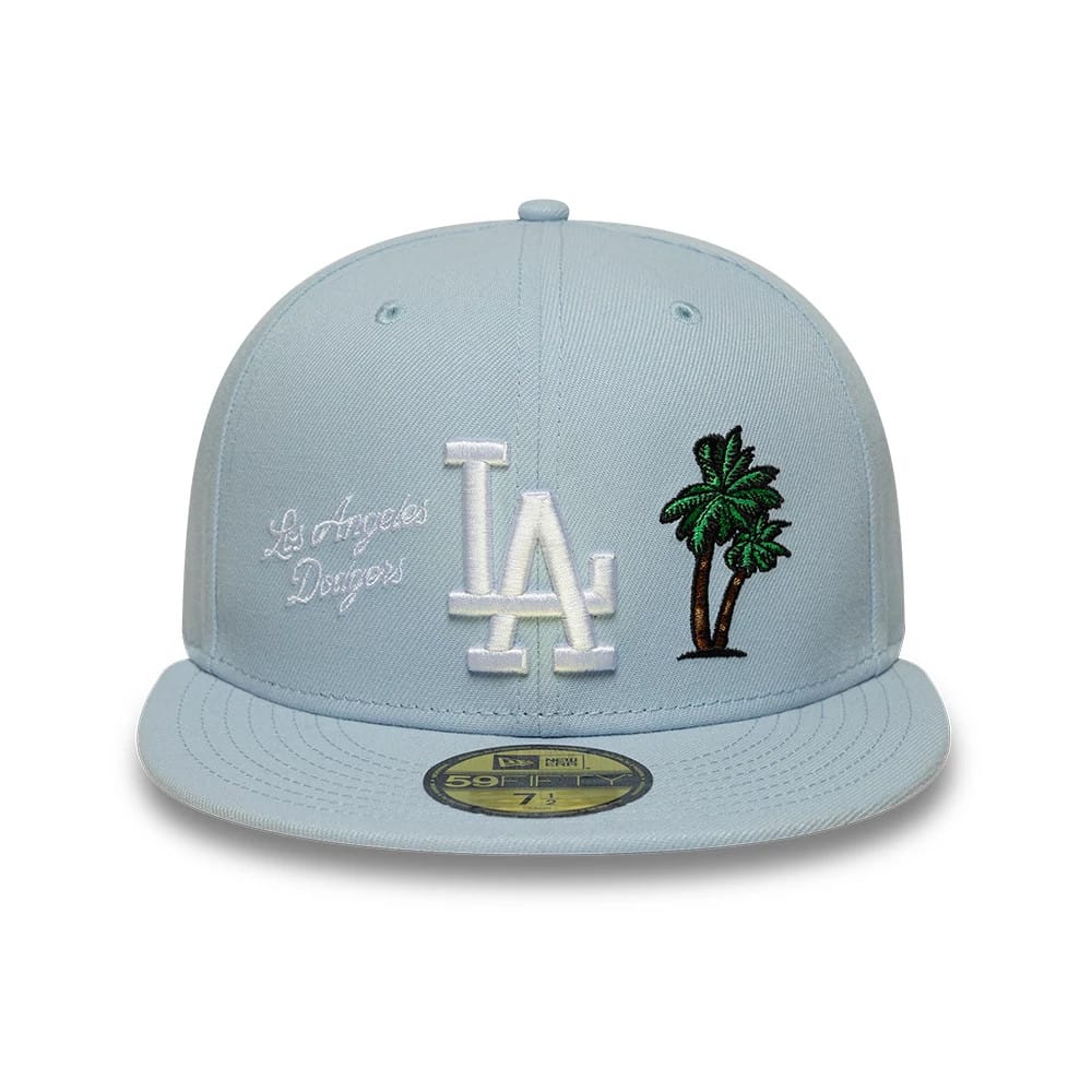 LA Dodgers MLB City Icon Pastel Blue 59FIFTY Fitted Cap-kentox - Image 2