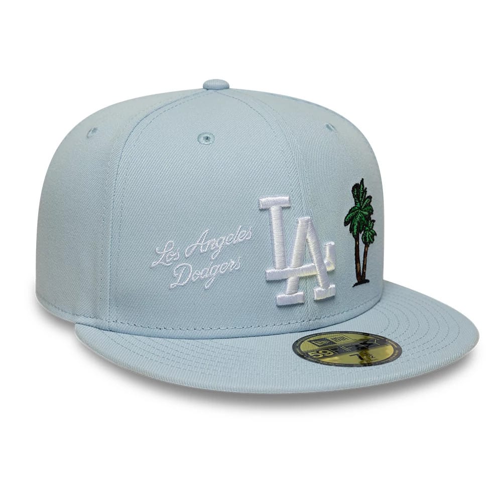 LA Dodgers MLB City Icon Pastel Blue 59FIFTY Fitted Cap-kentox - Image 3