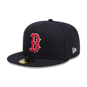 Boston Red Sox Vanson X MLB Navy 59FIFTY Fitted Cap-kentox
